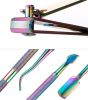 1Set Professional Supplies Nail Art Cuticle Pusher Kit Manicure Nail Tool for Nail Art