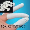 500 Pcs Disposable Latex Finger Cots Fingertips Protective Rubber Finger Cots, White