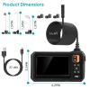 Industrial Endoscope Camera 1080P 4.3In Colorful IPS Screen 8mm IPX7 Waterproof Digital Snake Camera