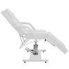 Beauty Treatment Chair Faux Leather White 70.9"x24.4"x30.7"