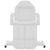 Beauty Treatment Chair Faux Leather White 70.9"x24.4"x30.7"