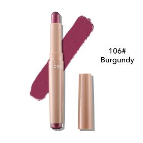 New Monochrome Lipstick Eyeshadow Stick Makeup (Option: 106Burgundy)