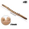 Wooden Trigger Point Massager Stick Lymphatic Drainage Massager Wood Therapy Massage Tools Gua Sha Massage Soft Tissue Release