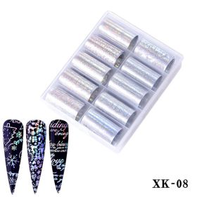 1 Box Nail art decoration starry sky sticker nail sticker nail decal (design: XK-08)