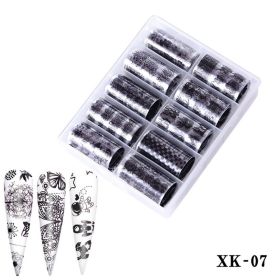 1 Box Nail art decoration starry sky sticker nail sticker nail decal (design: XK-07)