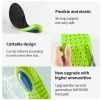 Sports Shock Absorption Insole Green PU Memory Foam Breathable Arch Support Orthopedic Shoes Pad Men Women Feet Care Shoes Pad